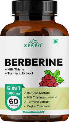 ZESPO BERBERINE | Metabolic & Liver Support - Blood sugar management, Cardiovascular(60 Capsules)