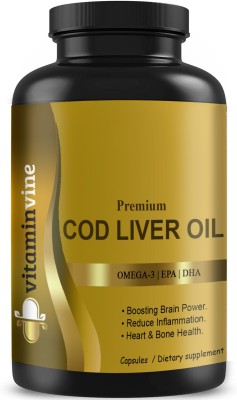 Vitaminvine Cod Liver Oil Softgel Capsules (K50)(30 Capsules)