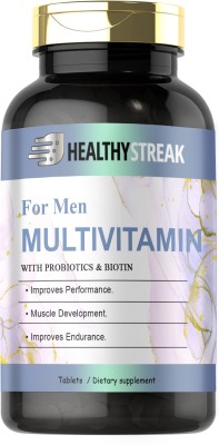 Healthy Streak Multivitamin For Men, Multivitamin Women Tablets (G104)(60 Tablets)