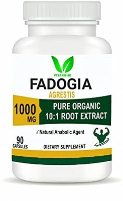 vitaruhe Fadogia Agrestis 1000mg Powerful Extract to Support Athletic(90 Capsules)