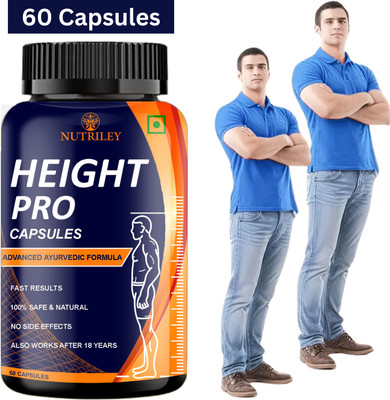 NUTRILEY Height Growth Capsule For Women & Men(60 Capsules)