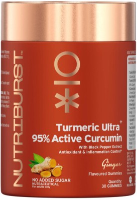 Nutriburst Turmeric Ultra Gummies with Curcumin for Joint Health(30 No)