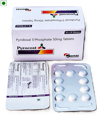 Costas Healthcare Vitamin B6 Active Form pyridoxal 5 phosphate 50mg P5P Bioactive Coenzyme Vit-B6(100 Tablets)