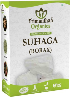 TRIMANTHAN ORGANICS Suhaga - Borax Powder - Sodium Borate -Powder (MULTI PURPOSE USES) 200 gm(200 g)