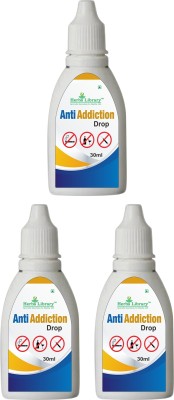 Herbs Library Anti Addiction Drops Improve Digestion Better Concentration (3x30ml)(Pack of 3)