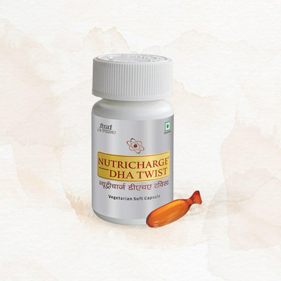 Nutricharge DHA Twist Supports Brain And Eye Function In Infants And Children (Pack Of 1)(30 Capsules)