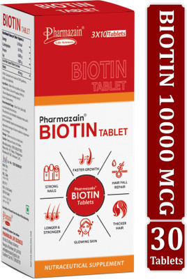 PHARMAZAIN LIFE SCIENCES Bio Support Biotin Total Beauty from Within(30 Tablets)