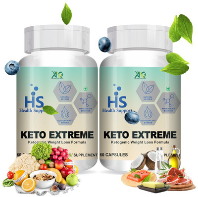 ANC Keto Extreme Ketogenic Weight Loss Formula with Garcinia Cambogia Fat Burner(2 x 60 Capsules)
