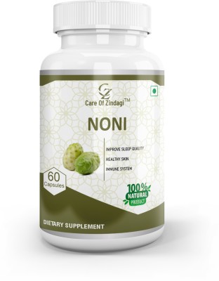 Care of Zindagi Noni Capsules for Healthy Sleep, Healthy Skin & Immunity - 60 Caps(500 mg)