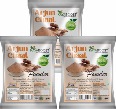 KAYABOOST Arjun ki Chaal Powder, Arjuna Bark, Arjun Chal Tree Kwath, Pack of 3(3 x 100 g)