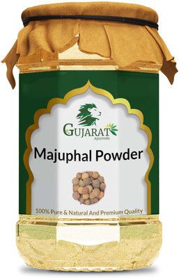 Gujarat Ayurveda Pure Majuphal Powder Mayphal-MAJOOPHAL Churna - MANJAKANI - 100 Gram (Pack of 1)(200 g)