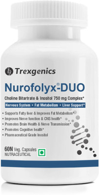 Trexgenics Nurofolyx-Duo Choline-Inositol 750mg Complex (60 Vcaps)(60 No)