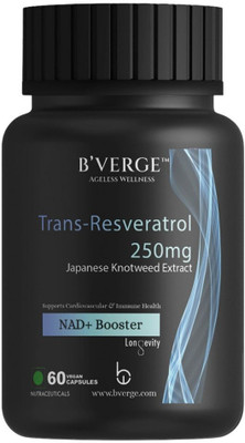 B'VERGE Pure Trans Resveratrol 250MG(60 Capsules)