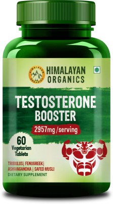 Himalayan Organics Testosterone Booster, Supports Muscle & Energy Boost(60 Tablets)