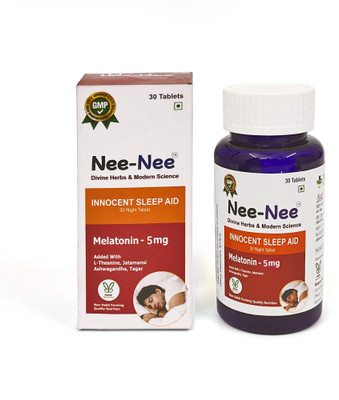 Nee Nee Tablets Divine Herbs & Modern Science Innocent Sleep Aid Melatonin(2 x 70 g)