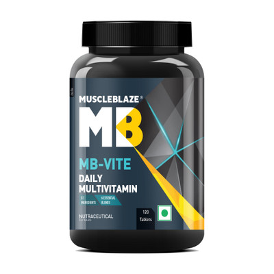 MUSCLEBLAZE MB-VITE Multivitamin(120 Tablets)