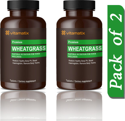Vitamatix Wheatgrass 800 mg Tablets (D229)(2 x 60 Tablets)