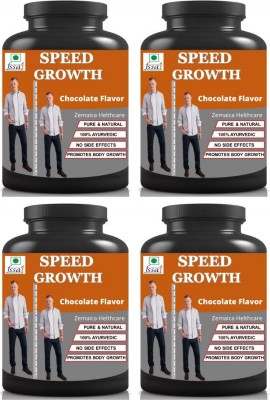 Zemaica Healthcare Speed Growth Height Increase Chocolate Flavor Pack Of 4(4 x 100 g)