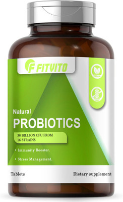 Fitvito Probiotic Supplement 30 Billion Cfu Tablets (D74)(30 Tablets)