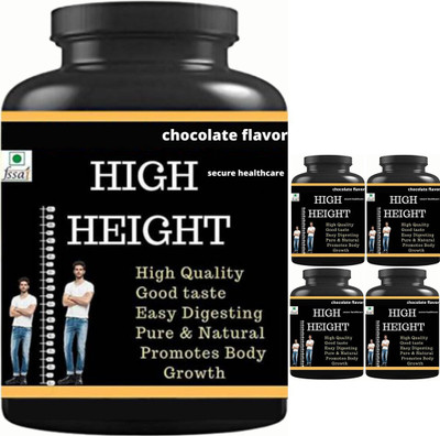 Secure Healthcare high height chocolate flavor pack of 5 height(5 x 0.1 kg)