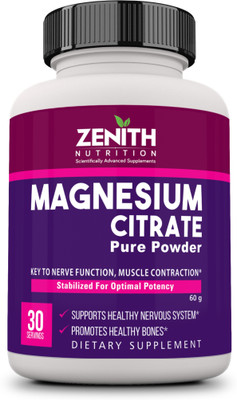 Zenith Nutrition Magnesium Citrate powder - 60gms(60 g)