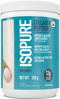 Isopure Collagen Peptides with Biotin & Vitamin E(250 g)