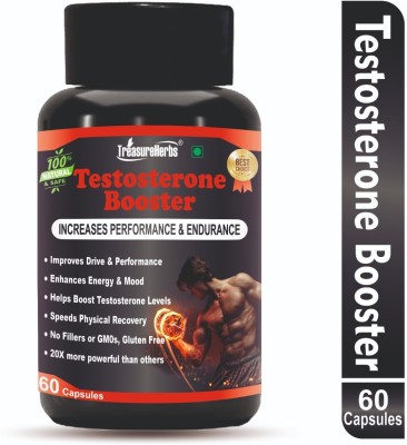 TreasureHerbs Testosterone Booster Supplement for Men, 60 capslues(60 Capsules)