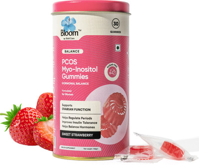 Bloom PCOS Myo-Inositol Gummies | 30 Chewy Gummies(30 No)
