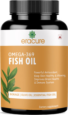 EraCure Fish Oil Omega 3 (Triple Strength) With 1000Mg Omega 369 (S89)(30 Tablets)