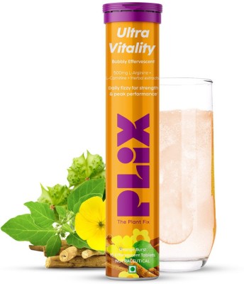 The Plant Fix Plix Ultra Vitality For Vigour, Performance & Strength With Ashwagandha, Safed Musli(15 Tablets)