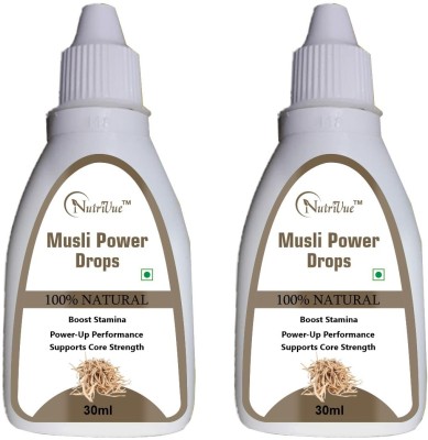 Nutrivue Musli Powder Drops Support for Vitality & Performance (2x30ML)(2 x 30 ml)