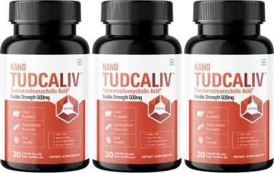 ONPHARNO TUDCALIV Advance Liver & Kidney Health Support Supplement, Bile Flow (90 Caps)(3 x 30 Capsules)