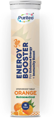puriteo ENERGY BOOSTER EFFERVESCENT/ ORANGE(15 Tablets)