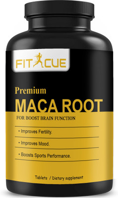 Fitcue Maca Root Tablets Enriched with Maca Root Extract (D115)(60 Tablets)