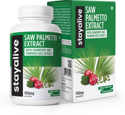 stayalive Saw Palmetto Extract Capsules(120 Capsules)