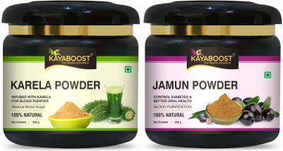 KAYABOOST Karela, Jamun Powder - For Maintaining Blood Sugar Levels(2 x 200 g)