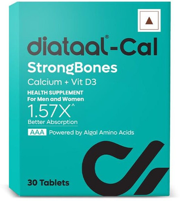 Diataal Cal StrongBones Vit D3 .30 tabs (pack 3)(3 x 30 Tablets)