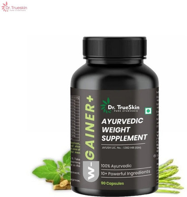 Dr. Trueskin W-Gainer+ Capsules with Advanced Herbal Blend Power(90 Capsules)