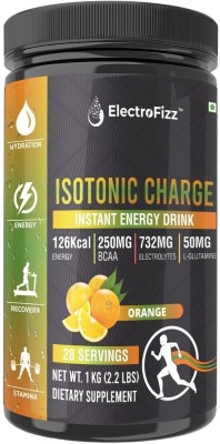 ElectroFizz Isotonic Energy Drink Powder for Endurance Sports & Fitness Activities, Orange(1 kg)