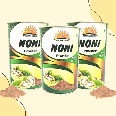 Sunchan Group Morinda Citrofolia Organic Herbal Immunity Power Noni Powder 300 Gm Pack of 3(3 x 100 g)