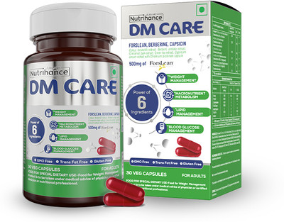 JUBILANT Nutrihance DM CARE|Weight Managment, Boost Metabolism & Lipid Managment,Glucose Management(30 Capsules)