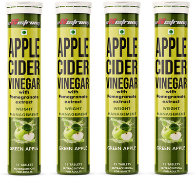 Existrong Effervescent Apple Cider Vinegar Tablets – Immunity, Digestion & Weight Care(4 x 15 Tablets)