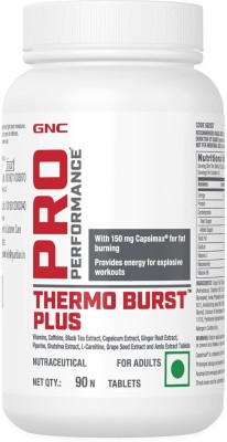 GNC PRO PERFORMANCE THERMO BURST PLUS WITH 150 MG CAPSIMAX(90 Tablets)