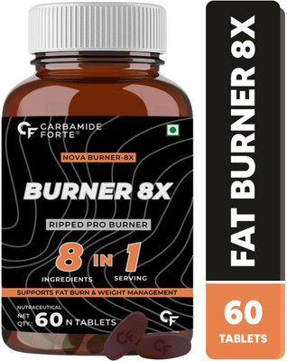 CARBAMIDE FORTE Keto Fat Burner for Men & Women with Garcinia Cambogia | Weight Loss Tablets(60 Tablets)
