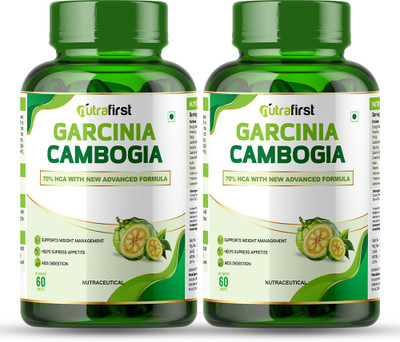 NutraFirst Garcinia Cambogia Tablets with Green Tea for Weight Loss(2 x 60 Tablets)
