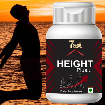 7Herbmaya Height Plus Capsule for Maximum Height Growth/Height Increase Products/Body Grow(60 Capsules)