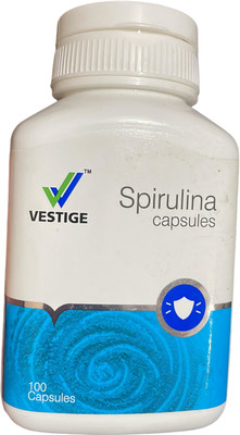 Vestige Spirulina ( is a rich source of beta carotene, protein and antioxidant)(100 Capsules)
