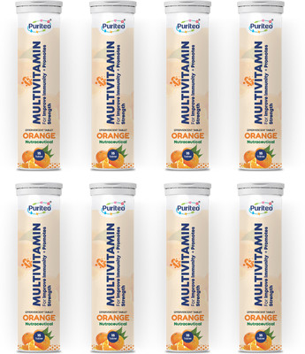 puriteo MULTIVITAMIN EFFERVESCENT ORANGE 08(8 x 15 Tablets)