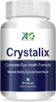 ANC Crystalix Complete Eye Health Formula To Maintain Healthy Eyes and Good Vision(60 Capsules)