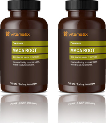 Vitamatix Maca Root Tablets Enriched with Maca Root Extract (G256)(2 x 60 Tablets)
